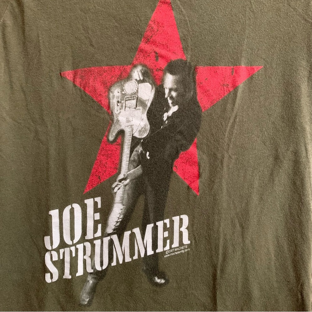 Vintage Joe Strummer T-Shirt Machete Mfg